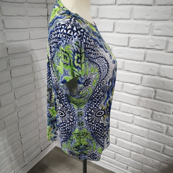 2 / $30.00 - Libra Ladies Multi Colored Size Large Made in Canada Top - Picture 4 of 8